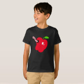 Appel met Worm Kind Shirt (Voorkant volledig)