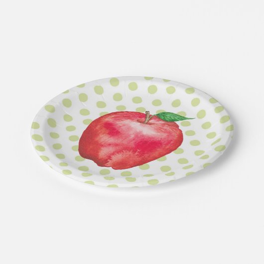 Appel Papieren Bordje (Gekanteld)