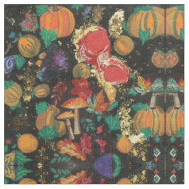 Appel & Pompoen Kruiden Herfst Stof