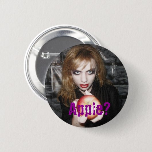 Appel? Ronde Button 5,7 Cm (Voorkant /achterkant)