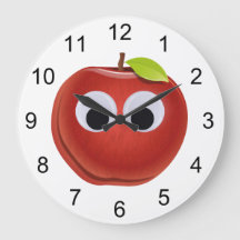 Appel, rood fruit met googly ogen - Gepersonalisee