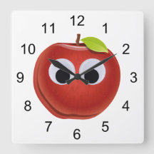 Appel, rood fruit met googly ogen - Gepersonalisee