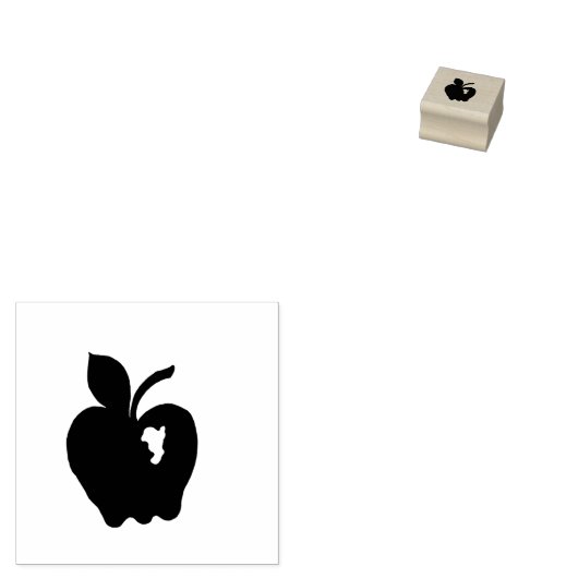 appel rubberstempel (Gestempeld)