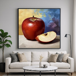 Appel Schijf - Schilderachtige Stilleven Kunst Poster