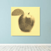 appel schilderij verpakt canvas afdruk (Insitu (Houten vloer))
