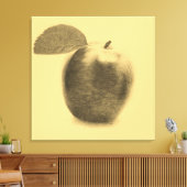 appel schilderij verpakt canvas afdruk (Insitu (Woonkamer))