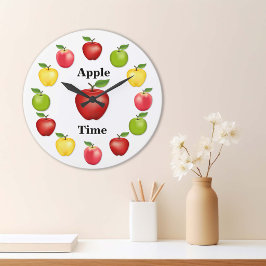 Appel Tijd, Delicious, Granny Smith, Roze Variant Grote Klok