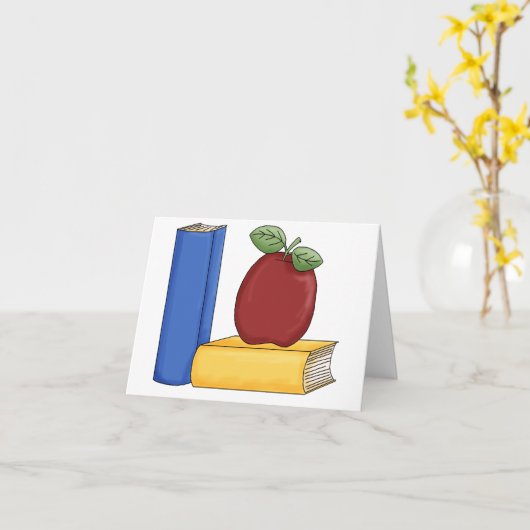 appel & van de boekennota kaarten (Gele Bloem)