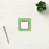Appel van de leraar post-it® notes (Kantoor)