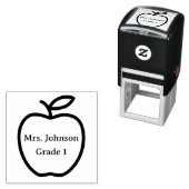 Appel van de leraar zelfinktende stempel (In situ)