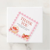 Appel van het Baby shower van ons oog Bedankjes Labels (In situ)