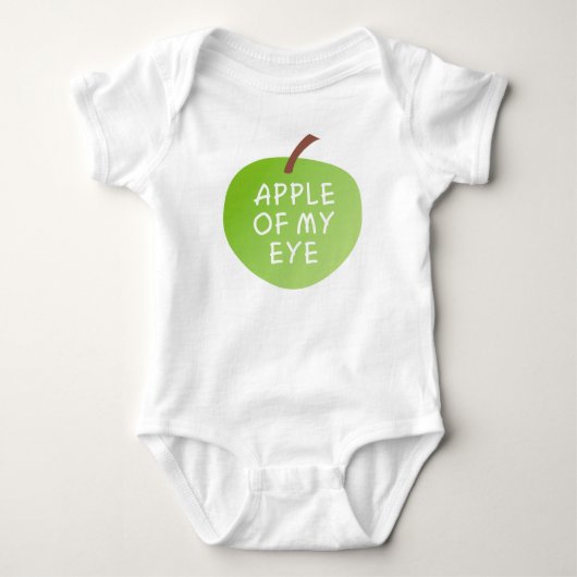 Appel van mijn Eye Baby Green Hikingduck Romper (Voorkant)