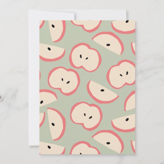 Appel van mijn Eye Green Boy Baby shower Kaart (Achterkant)