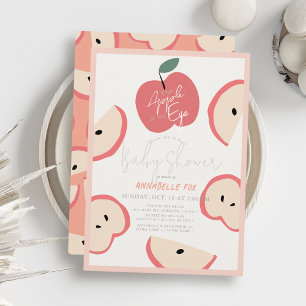 Appel van mijn Eye Pink Girl Baby shower Kaart