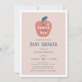 Appel van mijn Eye Pink Girl Baby shower Kaart (Voorkant)