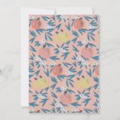 Appel van mijn Eye Pink Girl Baby shower Kaart (Achterkant)