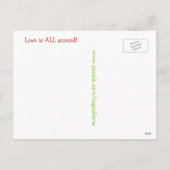 Appel van mijn Eye Valentijn Briefkaart (Achterkant)