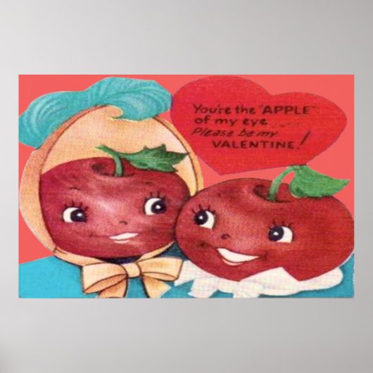 Appel Van Mijn Hart Valentijn Poster (Voorkant)
