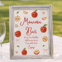 Appel van Mijn Oog Baby Shower Momosa Bar