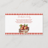 Appel van mijn oog Red Orchard Baby shower Informatiekaartje (Voorkant)