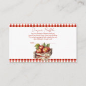 Appel van mijn oog Red Orchard Baby shower Informatiekaartje (Voorkant)