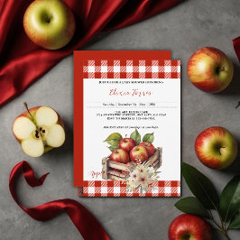 Appel van mijn oog Red Orchard Baby shower Kaart