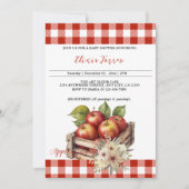 Appel van mijn oog Red Orchard Baby shower Kaart (Voorkant)