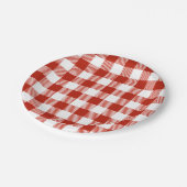 Appel van mijn oog Red Orchard Baby shower Papieren Bordje (Gekanteld)