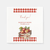 Appel van mijn oog Red Orchard Baby shower Servet (Voorkant)