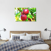 Appel van Mijn Oog Tekening Kunstwerk op Canvas Afdruk (Insitu (Slaapkamer))