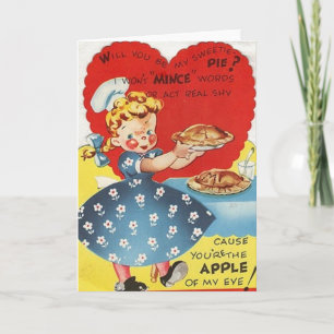 appel van mijn oog Valentijnsdag Kaart