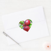 Appel van mijn oogkleur tekening hart sticker (Envelop)