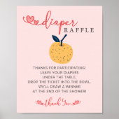 Appel van mijn oogluier Raffle Sign Poster (Voorkant)