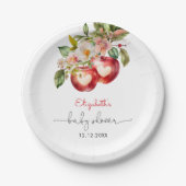 Appel van ons Eye Modern Baby shower Papieren Bordje (Voorkant)