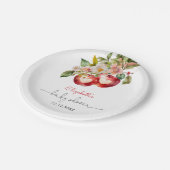 Appel van ons Eye Modern Baby shower Papieren Bordje (Gekanteld)