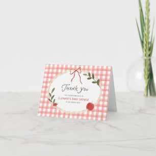 Appel Van Ons Oog Baby Shower Bedankkaart