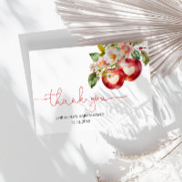 Appel Van Ons Oog Baby Shower Bedankt