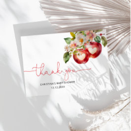 Appel Van Ons Oog Baby Shower Bedankt Kaart