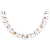 Appel van ons oog! Baby shower decoraties Vlaggetjes (Alle)