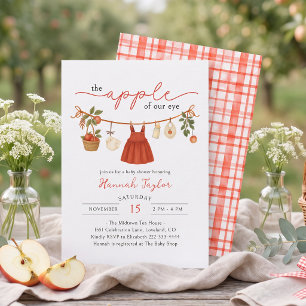Appel van Ons Oog Baby Shower Kaart