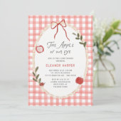 Appel Van Ons Oog Baby Shower Kaart (Staand voorkant)