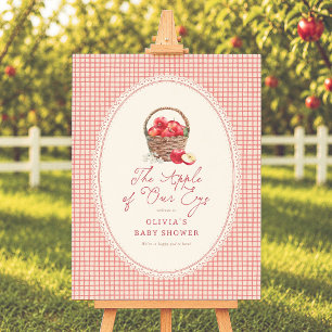 Appel Van Ons Oog Baby Shower Welkomstbord Poster