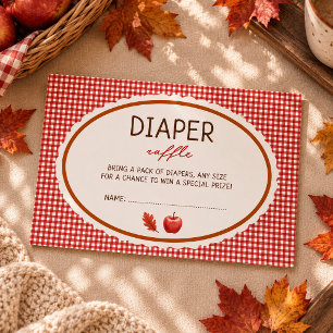 Appel Van Ons Oog Herfst Baby Shower BOEKEN VOOR D Informatiekaartje