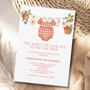 Appel van Ons Oog Meisje Baby Shower Kaart