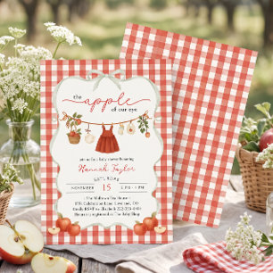 Appel van Ons Oog Meisje Baby Shower Kaart