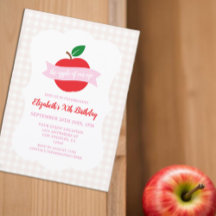 Appel Van Ons Oog Meisjes Verjaardag