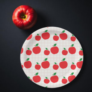 Appel Van Ons Oog Meisjes Verjaardag Papieren Bordje