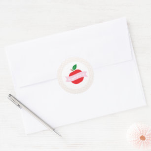 Appel Van Ons Oog Meisjes Verjaardag Ronde Sticker