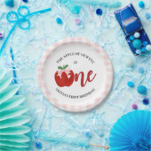 Appel van ons oog Roze boog verjaardag Papieren Bordje (Feest)