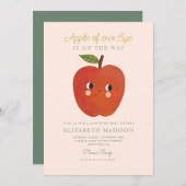 Appel van ons oog schattig Apple Baby shower Invit Kaart